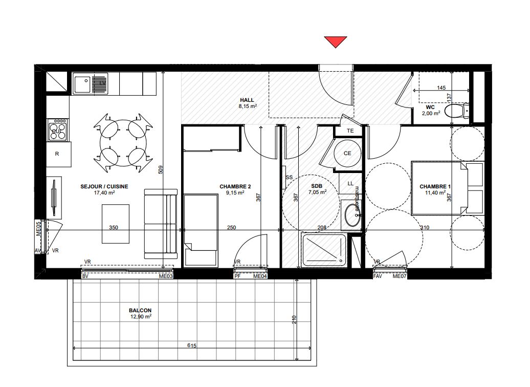 Plan du lot